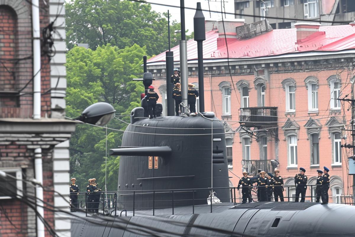 Submarine in the steppes of Ukraine