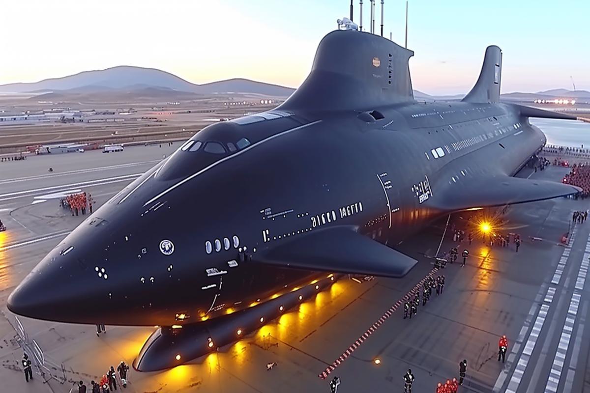 Submarine in the steppes of Ukraine
