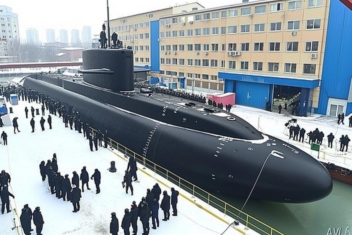 Submarine in the steppes of Ukraine