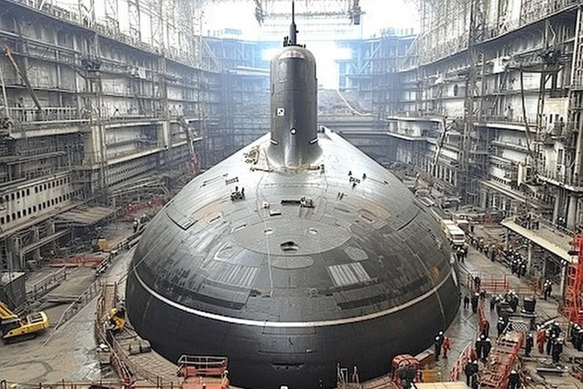 Submarine in the steppes of Ukraine