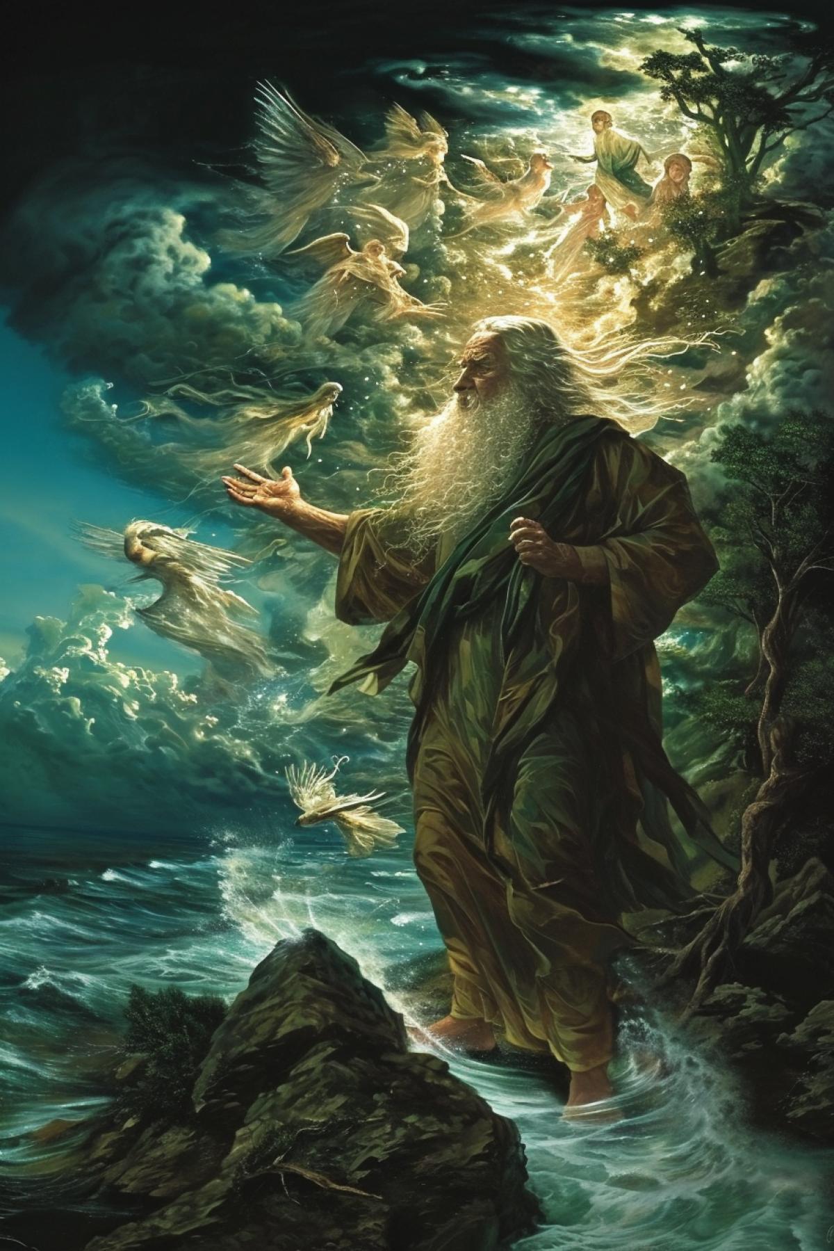 biblical motifs, spiritual world