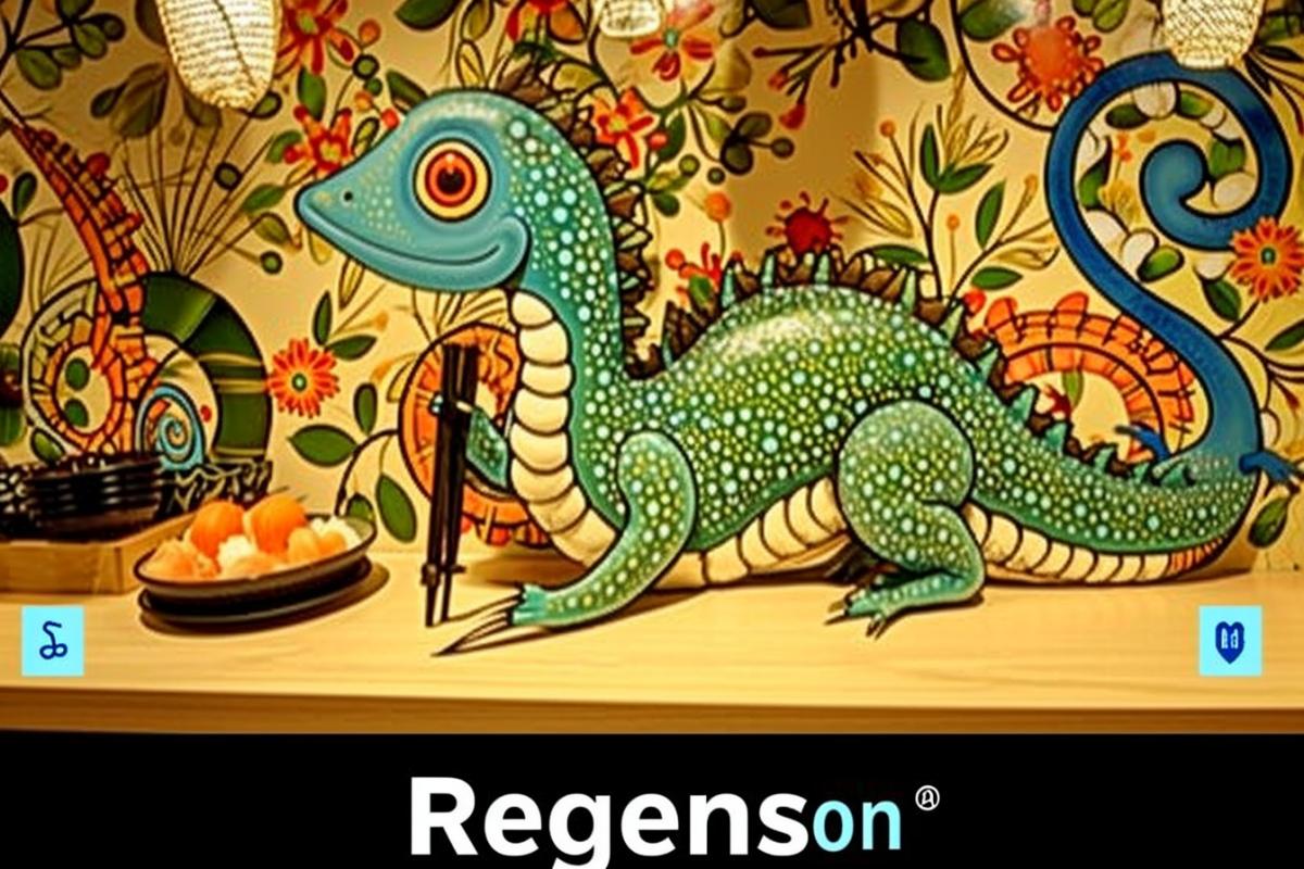 Sushi-restaurant called \"Regenson\"