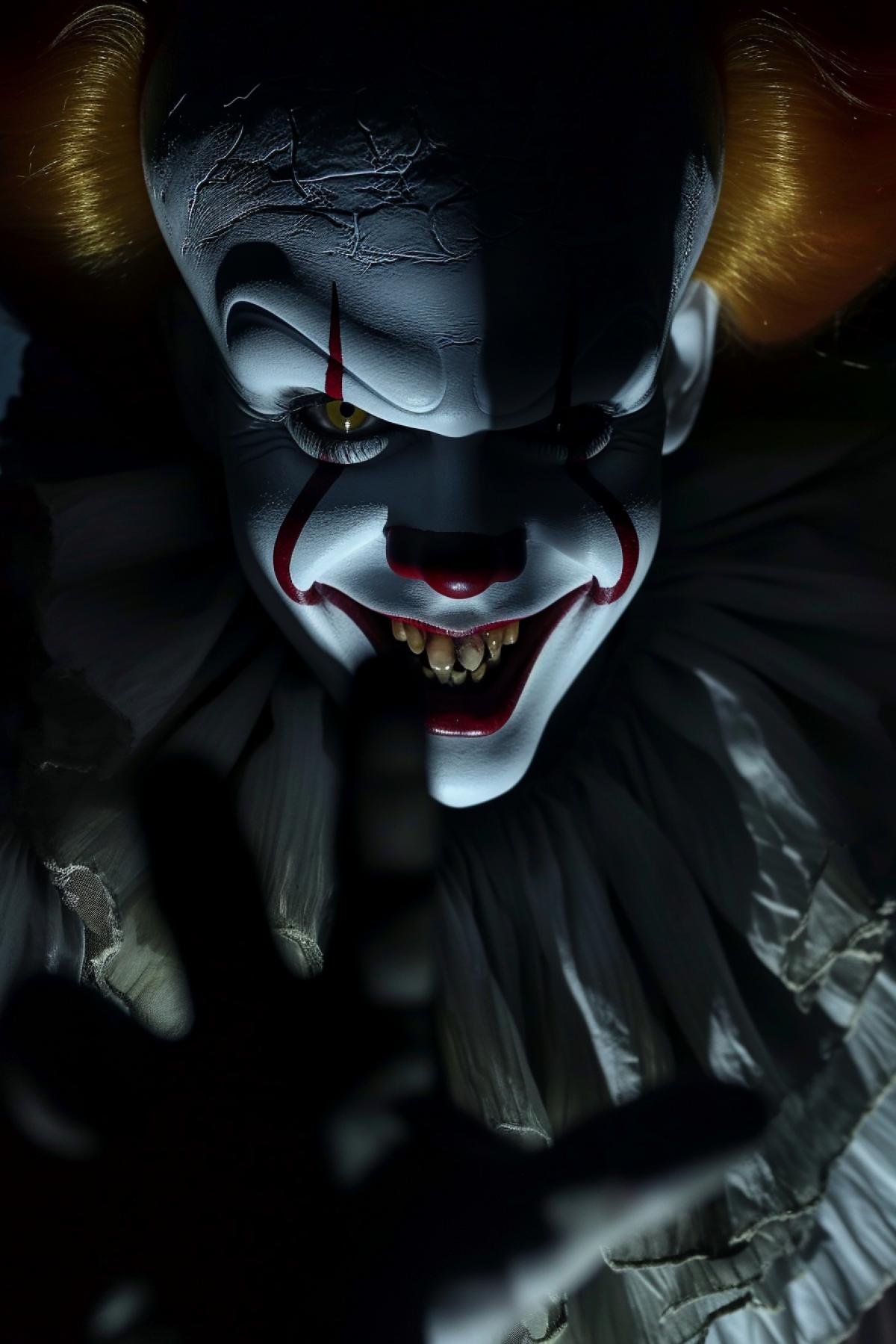 pennywise, horror, creepy atmosphere