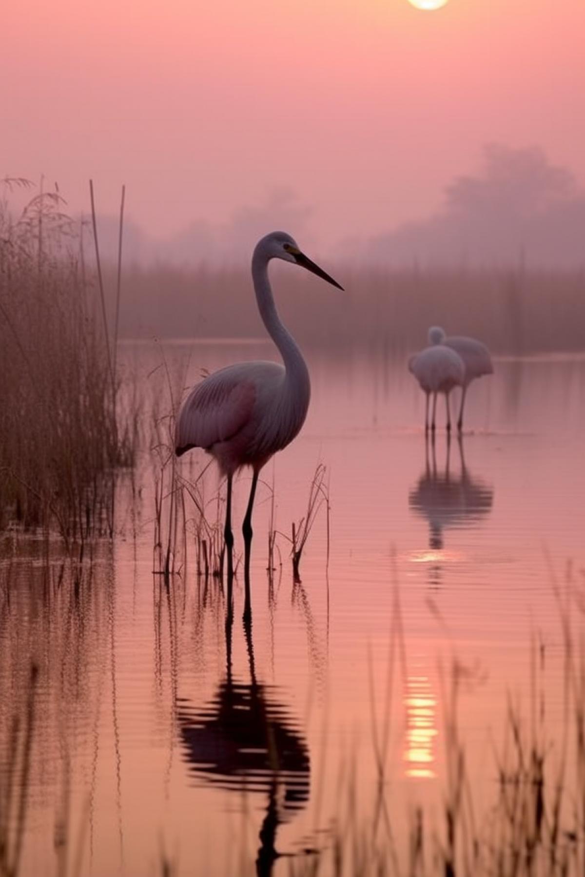 Misty dawn