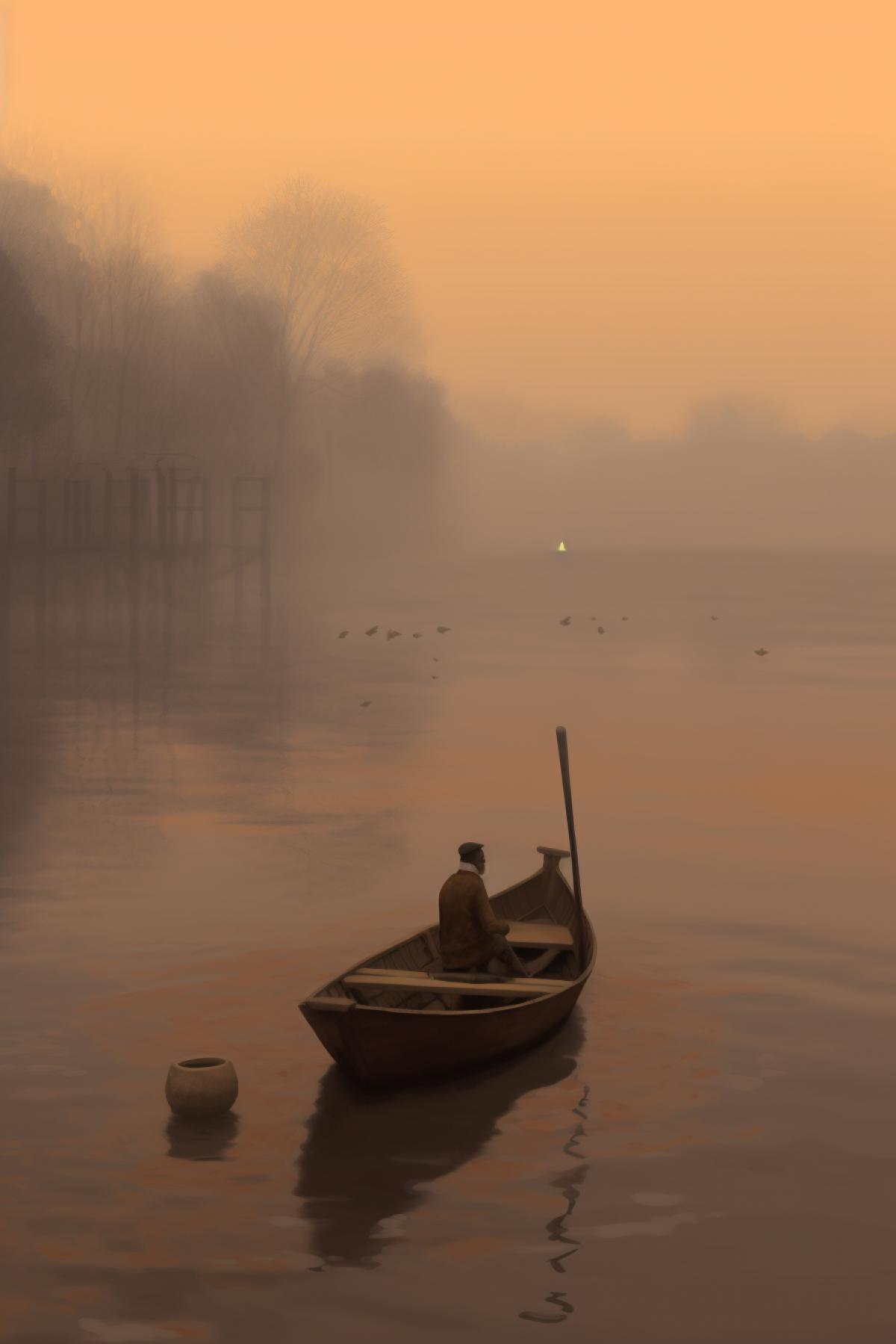 Misty dawn
