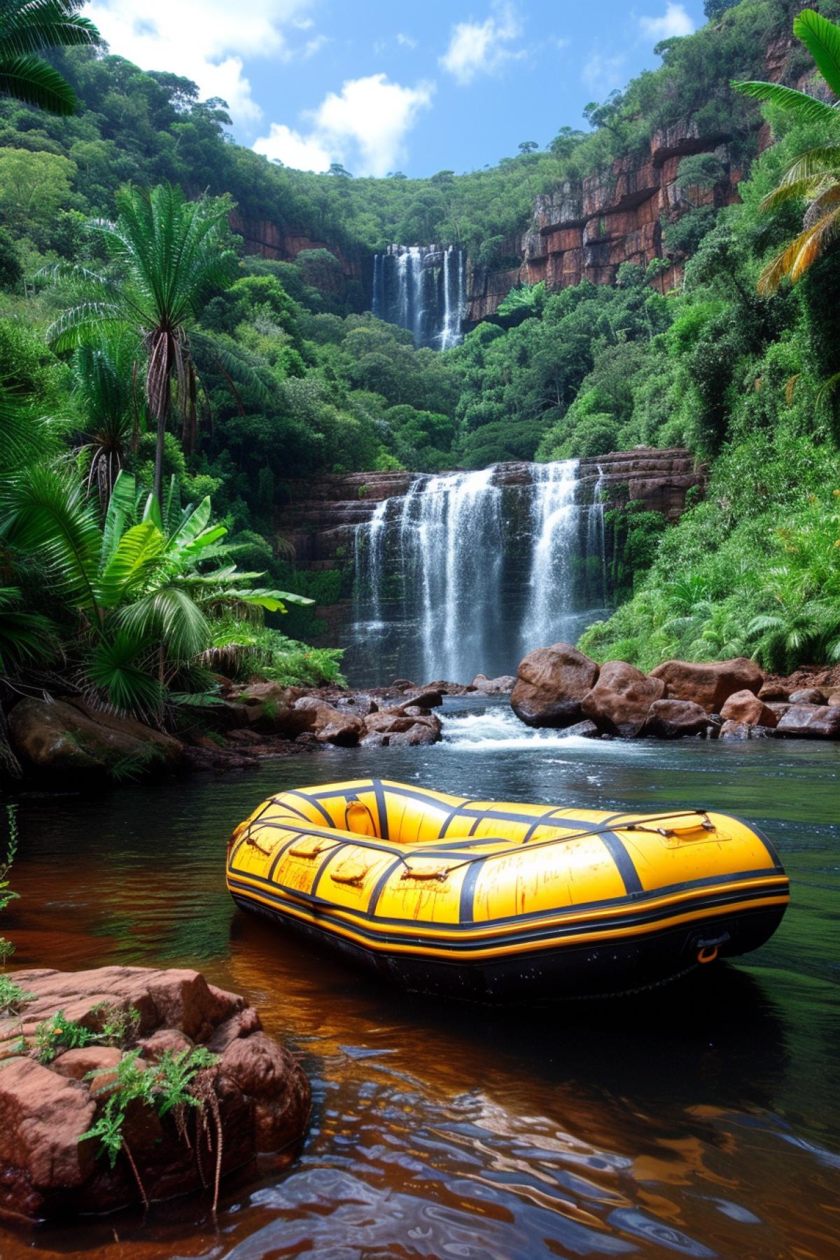 rafting at Victoria Falls