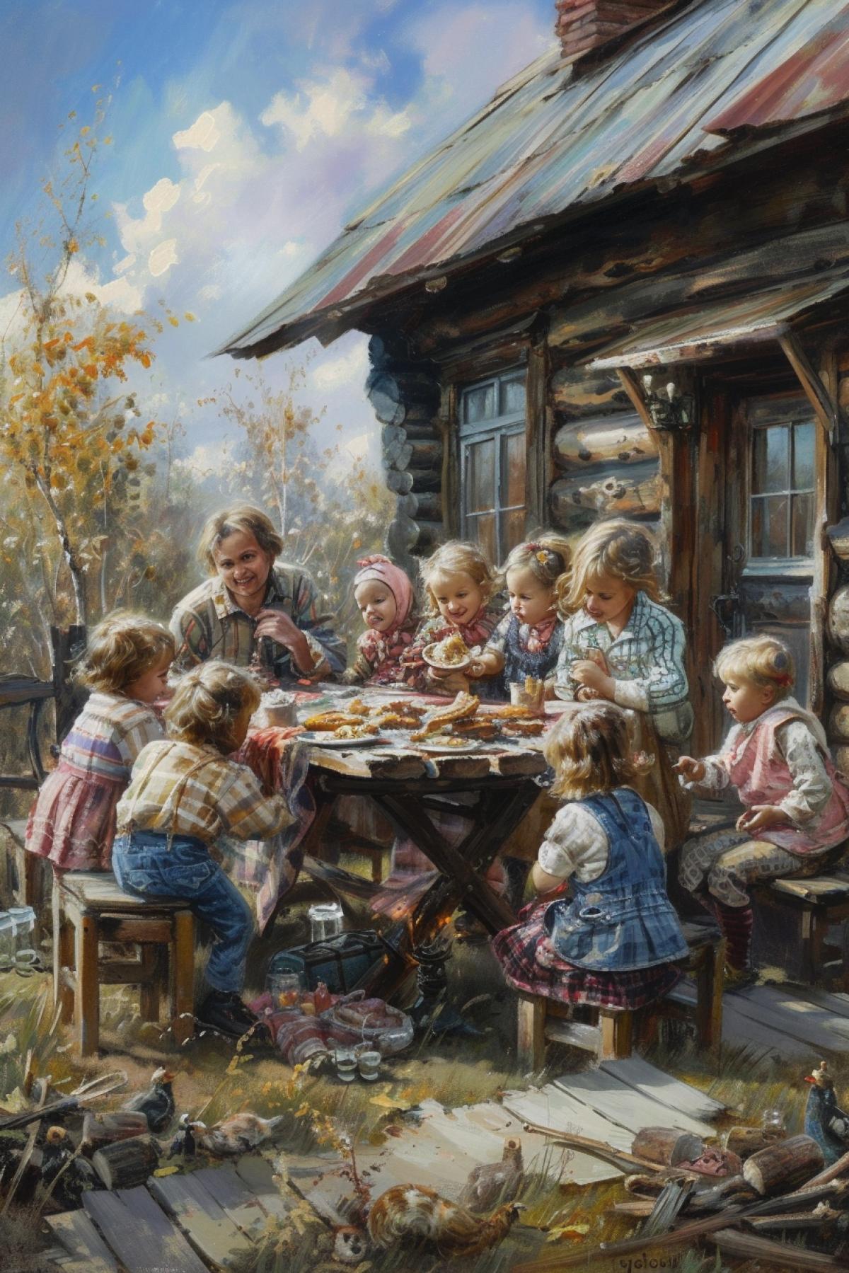 Russian village, Bob Byerley style