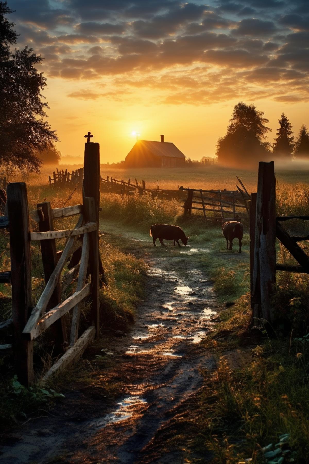 Pre-dawn dampness, Old Testament wilderness,. Every day there is a new episode,. Behind the rusty gate, the tread of sovereignty,. A drunk neighbor mercilessly spoils the horizon.