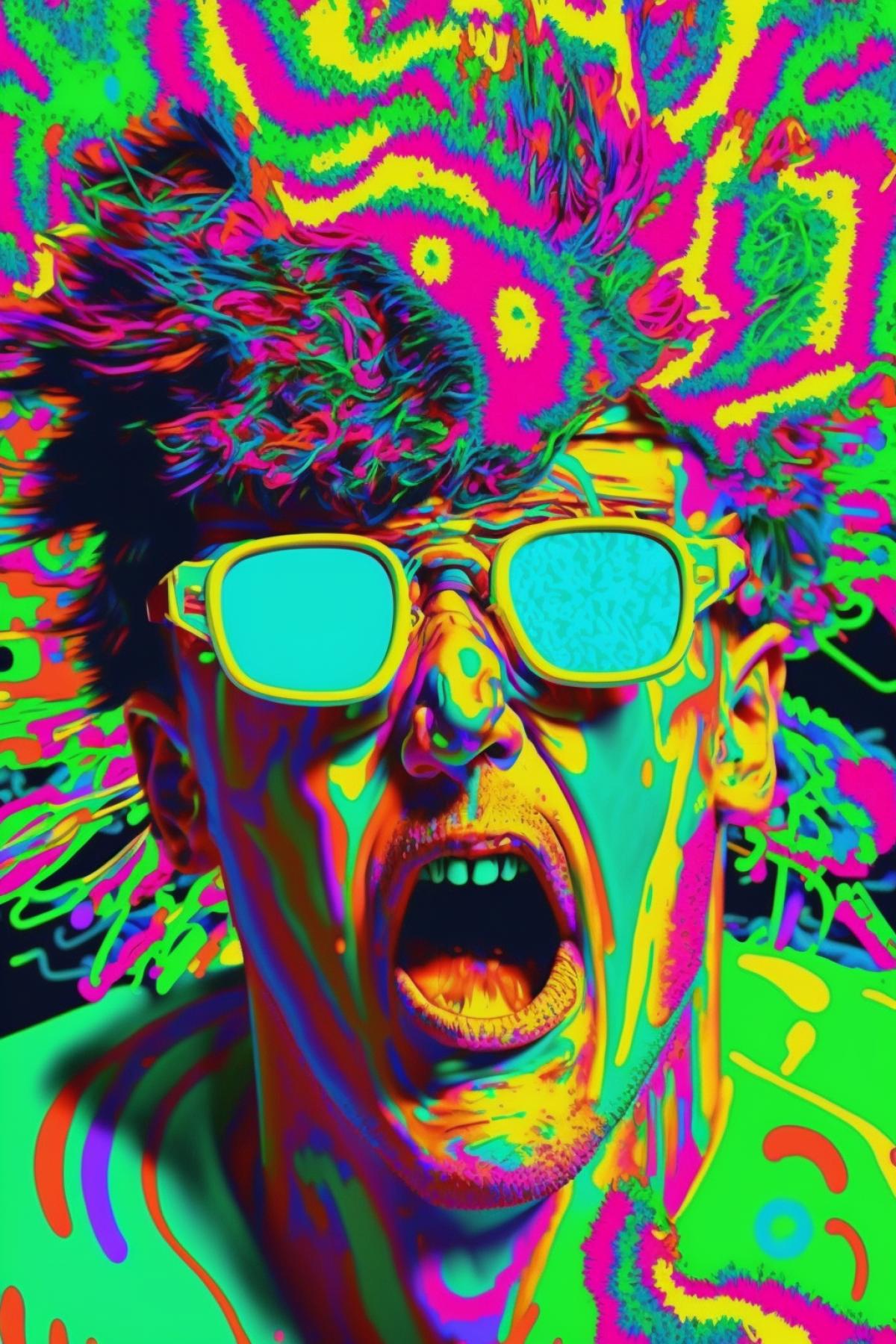 Psychedelic lsd glitches 😱🥞🛸