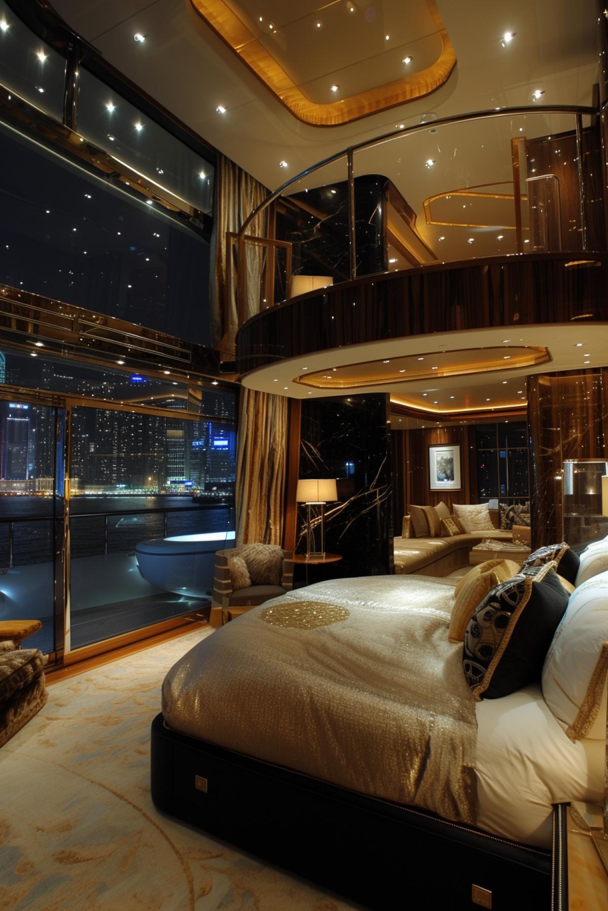 City on a yacht