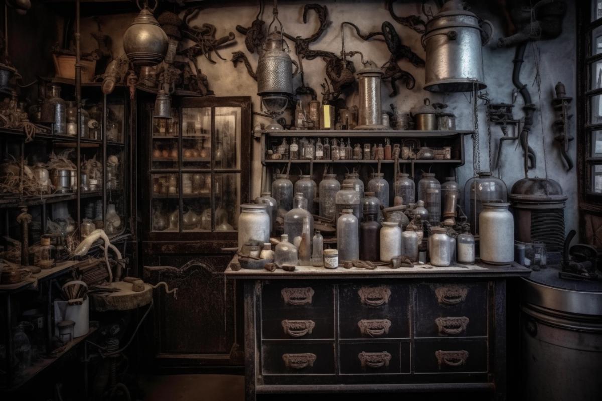 Uncomfortable damp sinister laboratory
