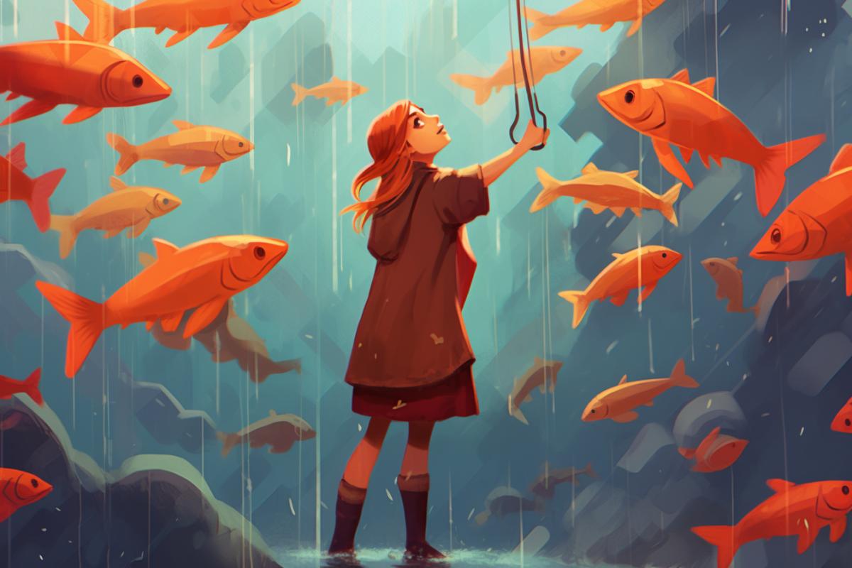 Fish falls from the sky, fish rain