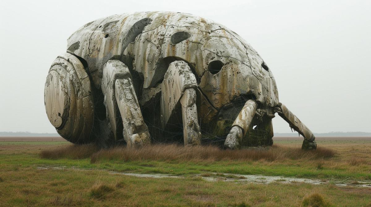 Imagine yourself as a nature god. create images, natural sediments in the form of unusual objects, strange animals on the prairies of London. ordinary natural precipitation falls in the form of unusual strange objects