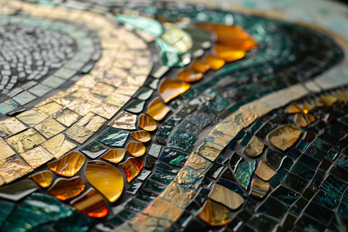 Imagine yourself as an architect, mosaic a space panel