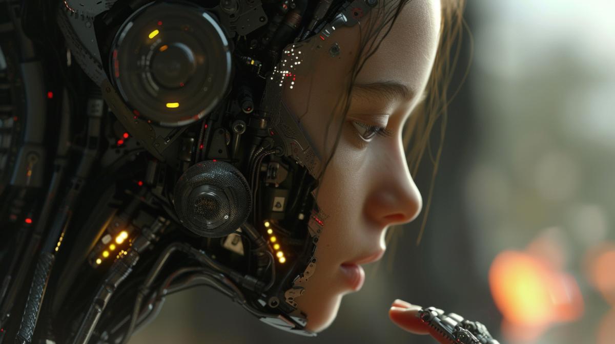 Imagine that you are a science fiction director. Artificial intelligence has en4kd humanity