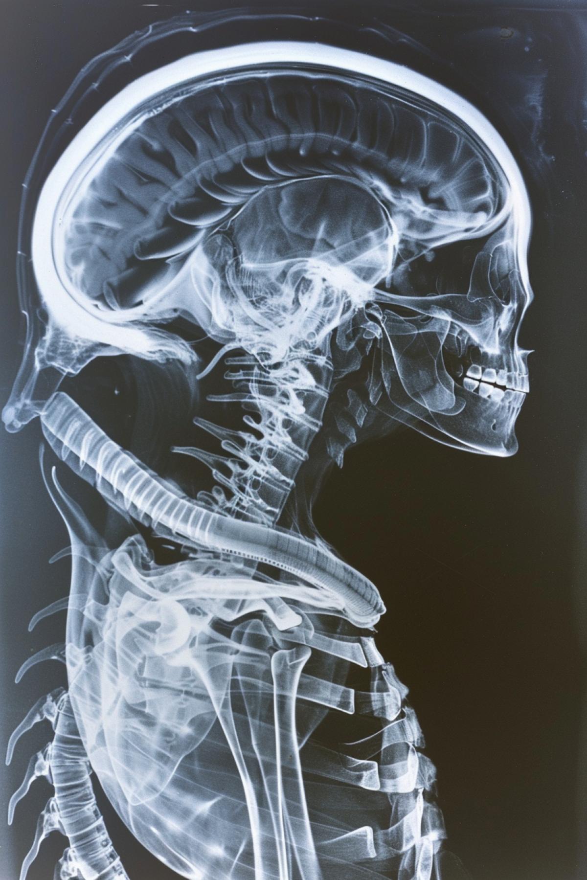 MRI scan of the alien