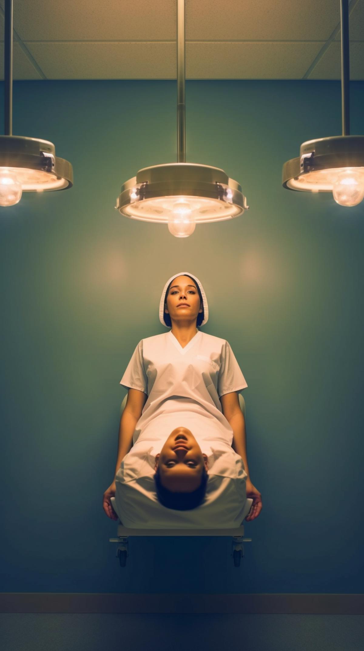 upside down medical photo