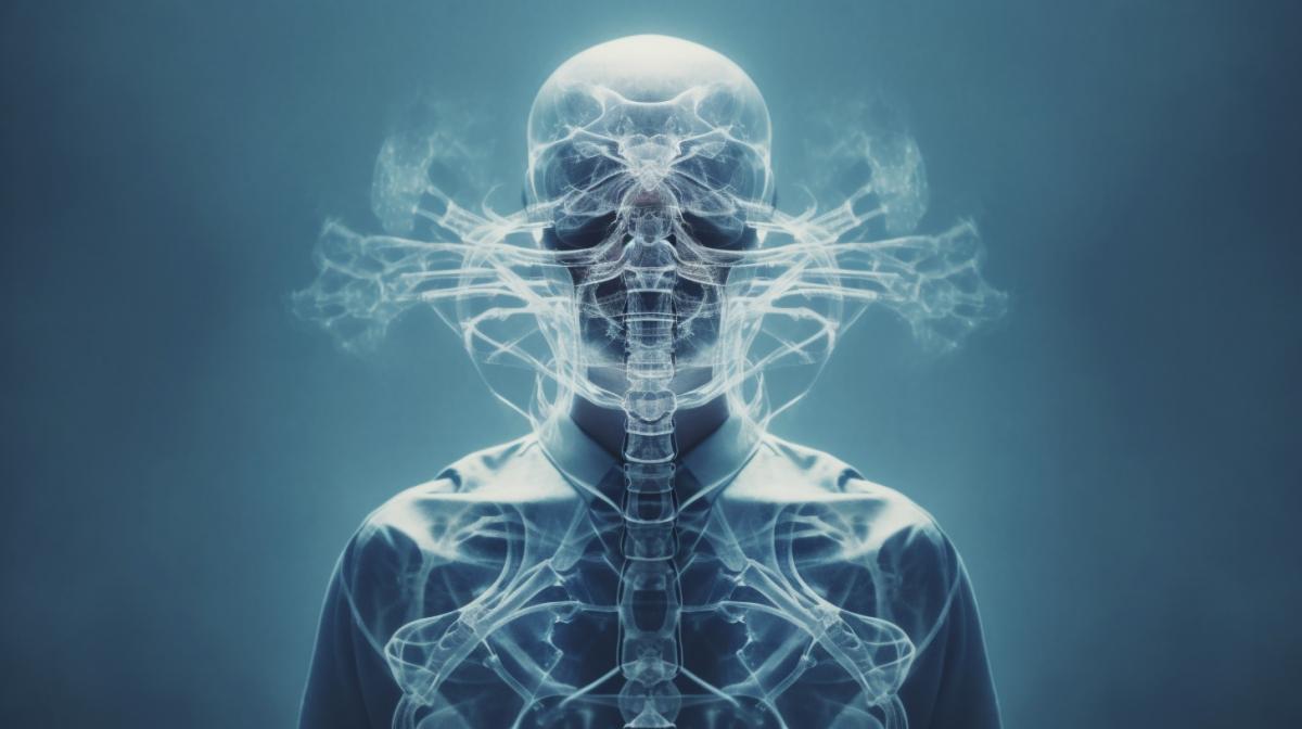 medical image upside down, like an x-ray