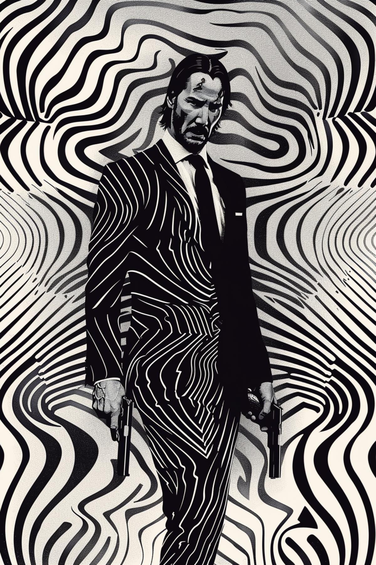 John Wick by the M.C. Escher