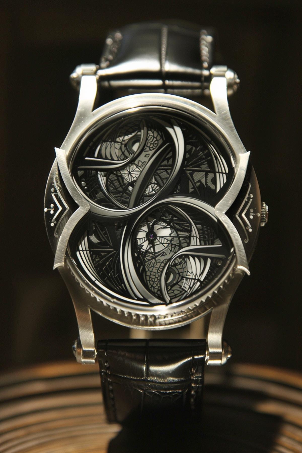 Luxury Wrist Watch Design by the M.C. Escher