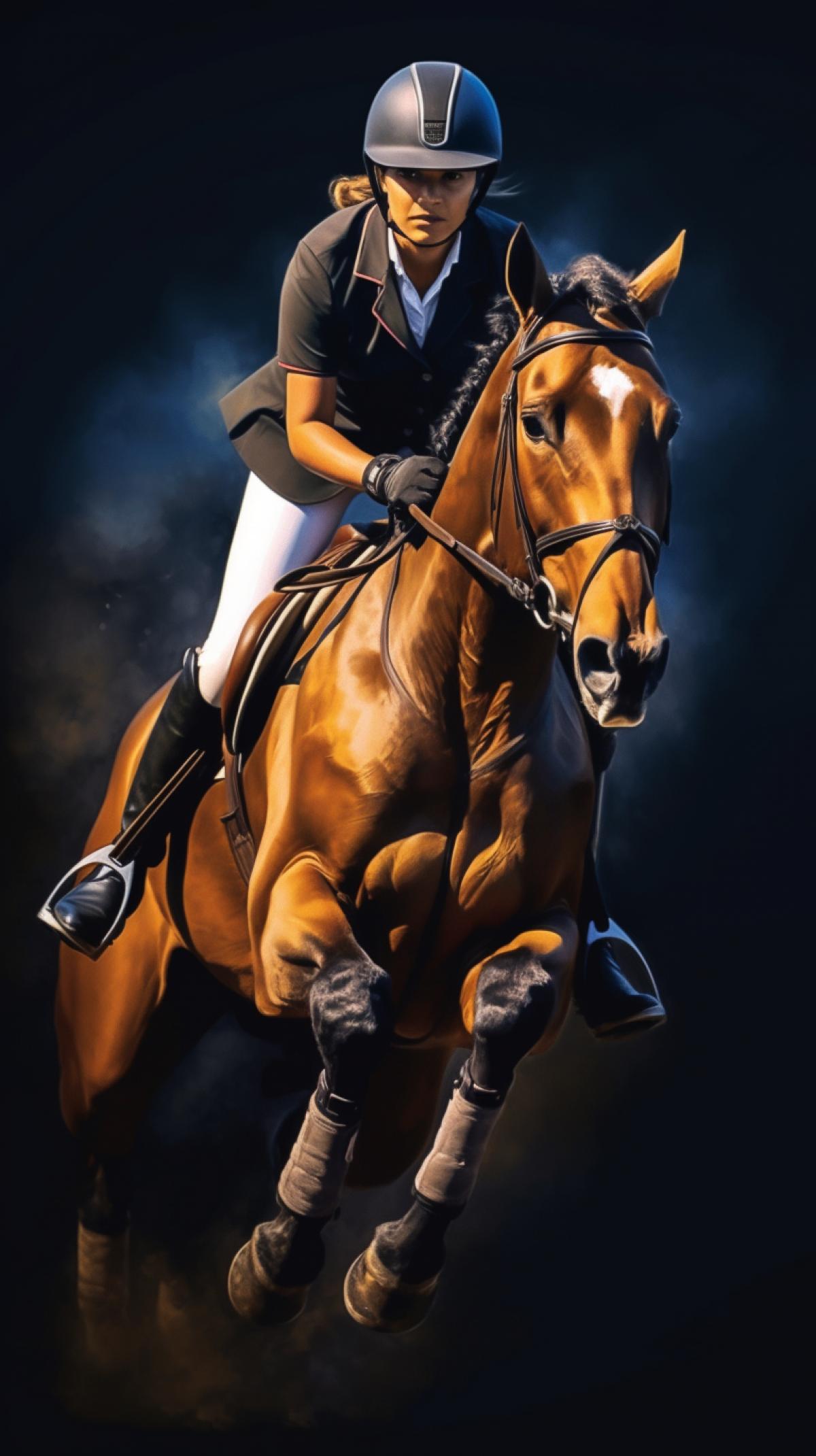 equestrian sport spectacular photorealistic