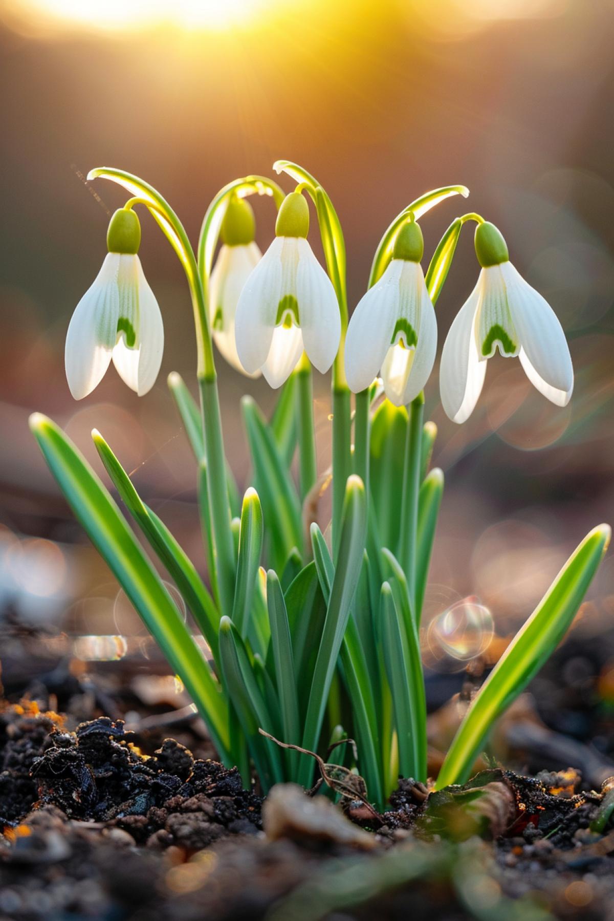 The first snowdrops