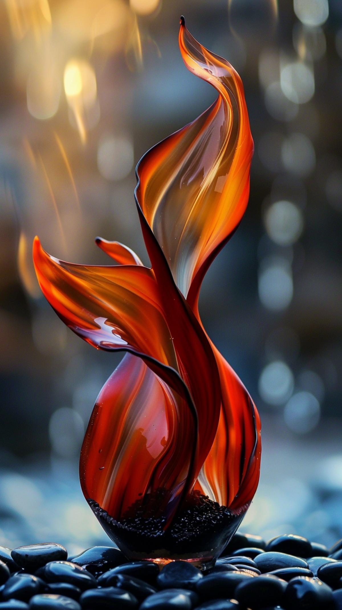 Beauty in fire and form
