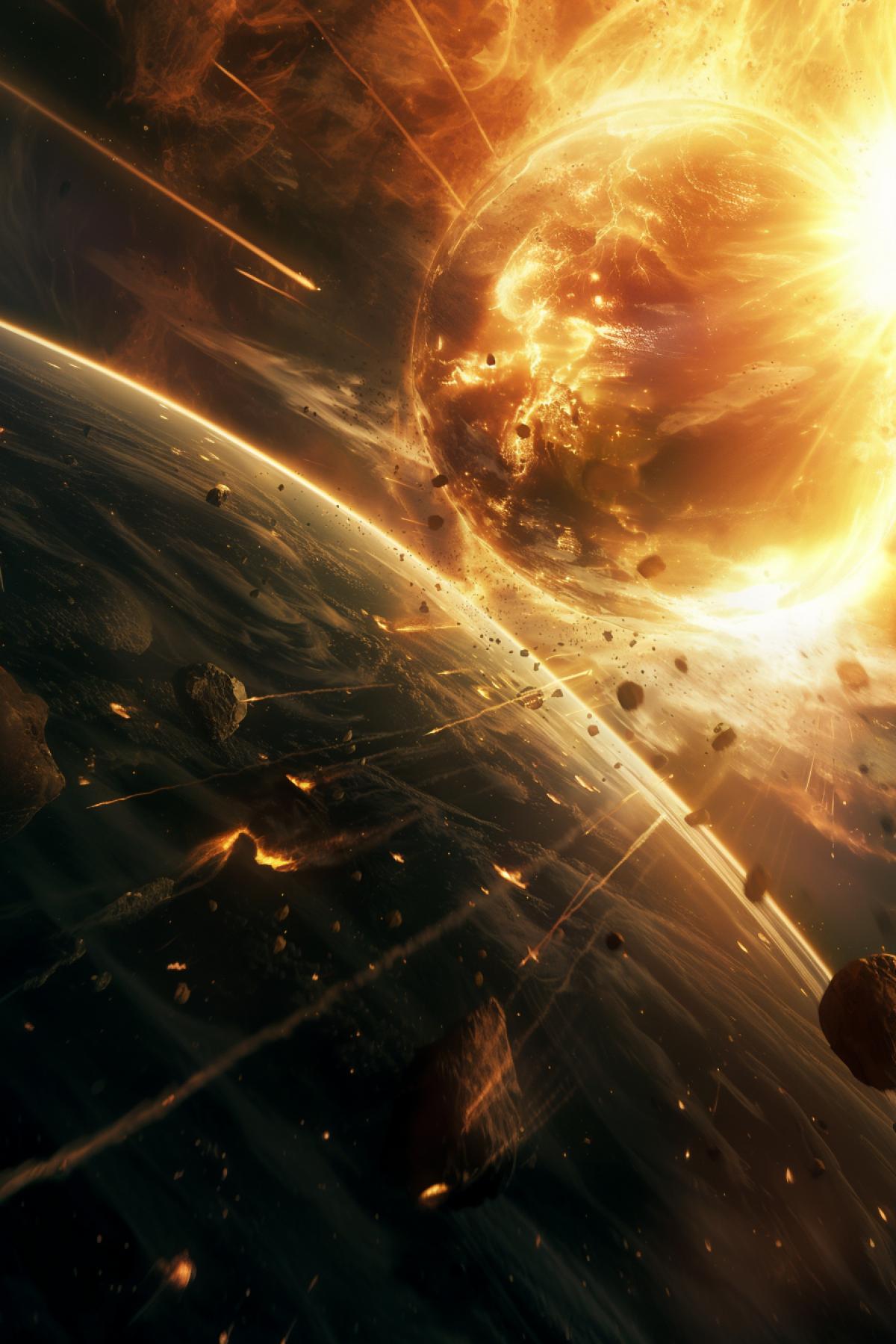 Meteorites, earth, end of the world, apocalypse