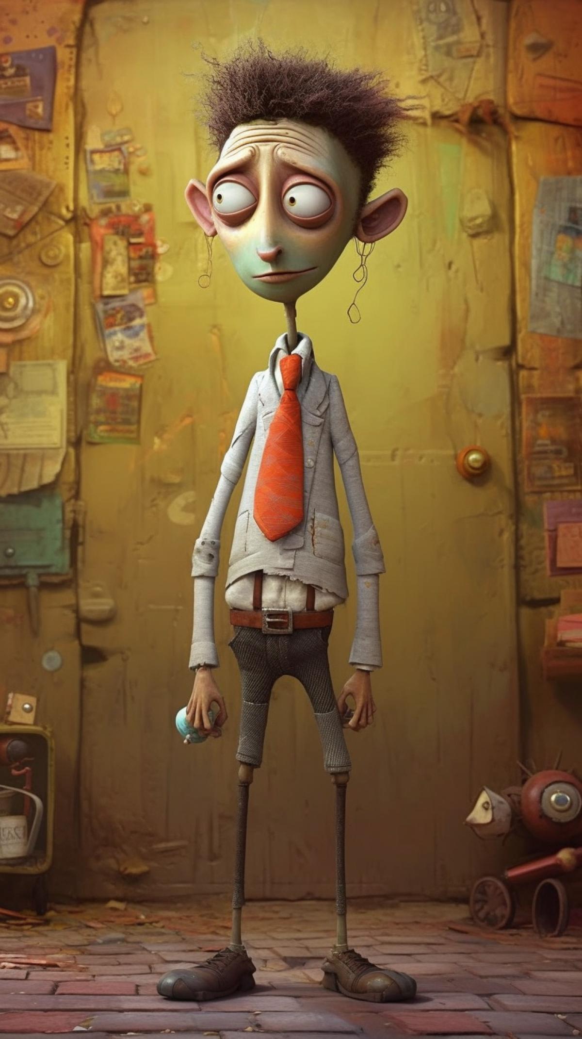 cartoon character self-taught genius