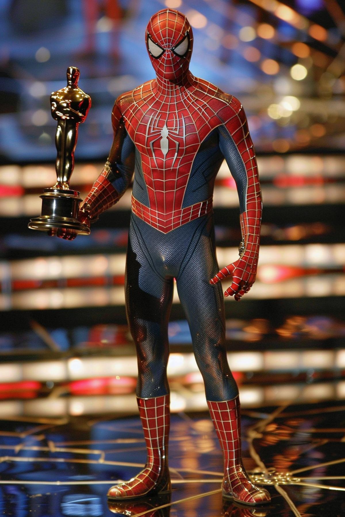 Spider-Man wins an Oscar
