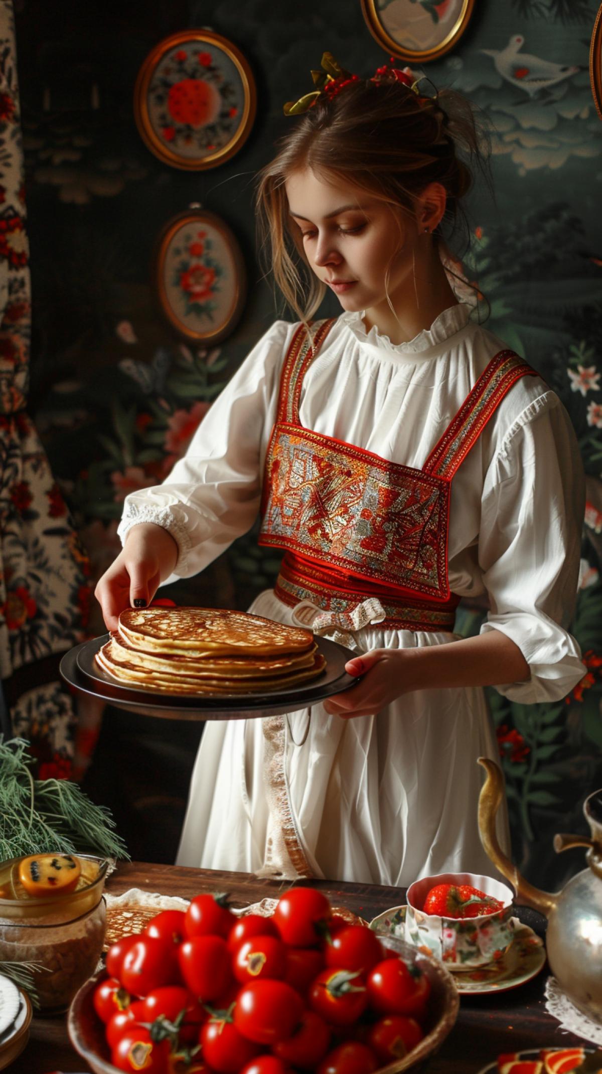 Maslenitsa in pancakes and happiness