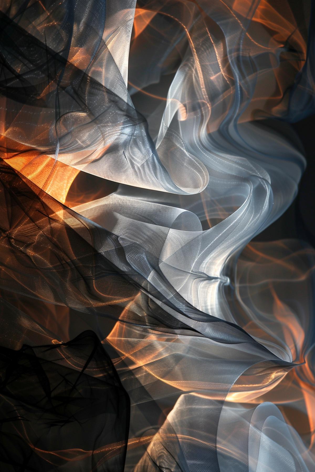 play of light and shadow, abstract art