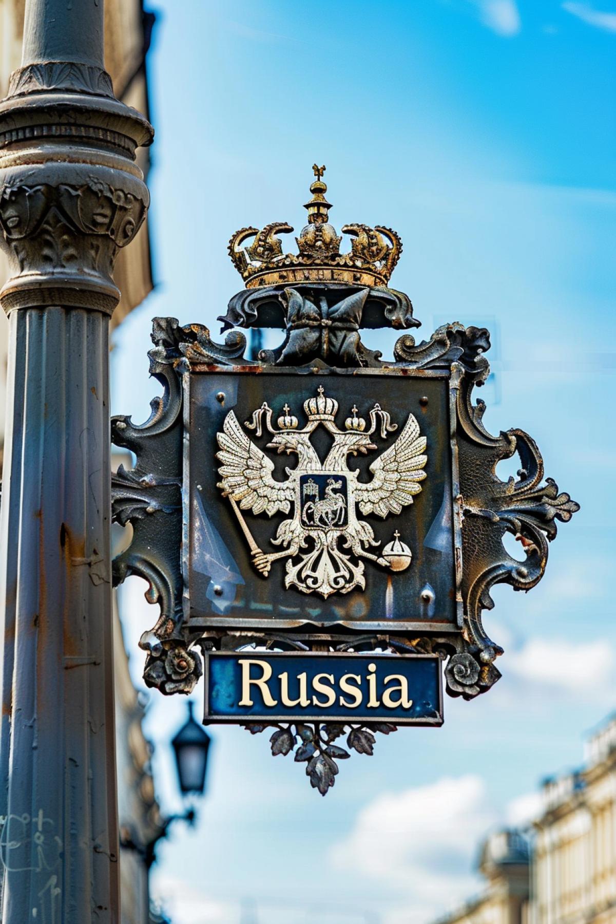 com4k the symbols and heritage of the country into the emblem “Russia”