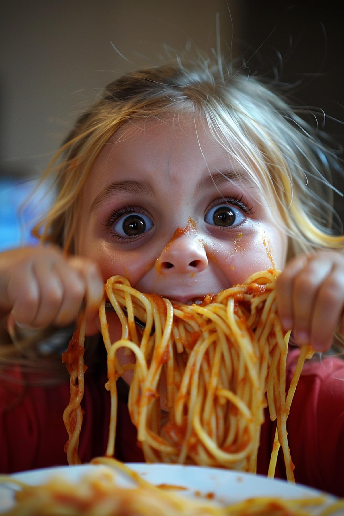 Eating spaghetti at speed