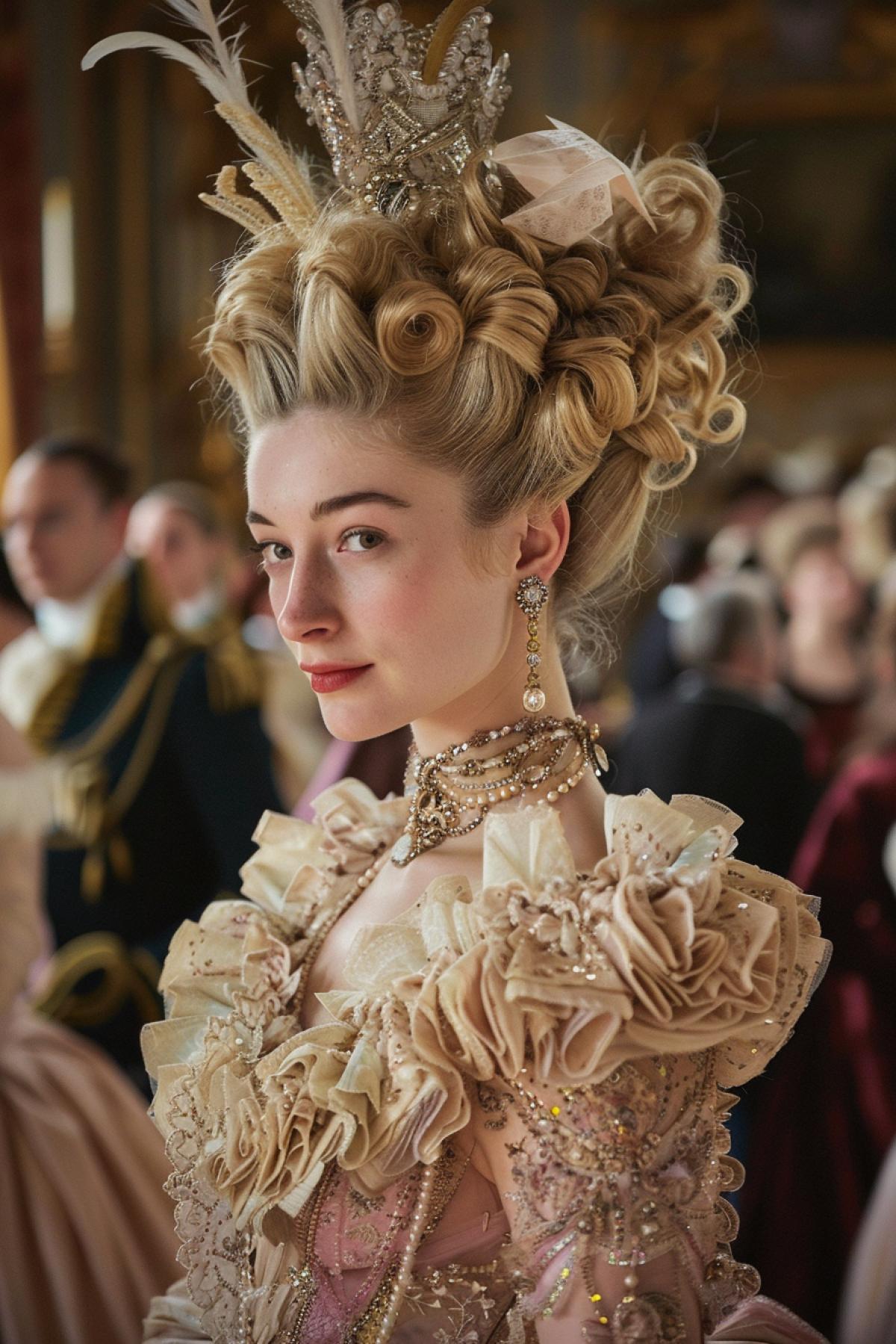 Photo, Marquise de Pompadour at the kings ball, cinematography