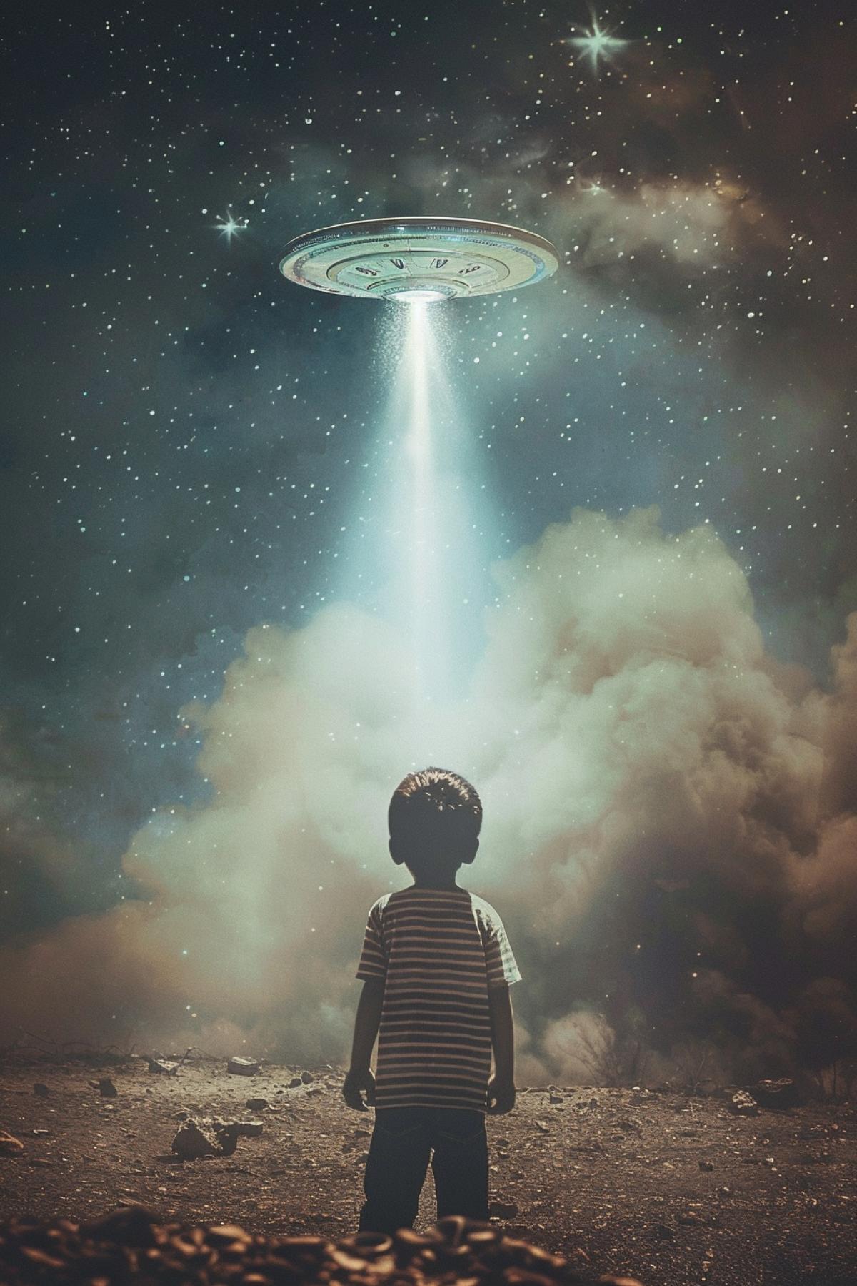 imagine alien abduction
