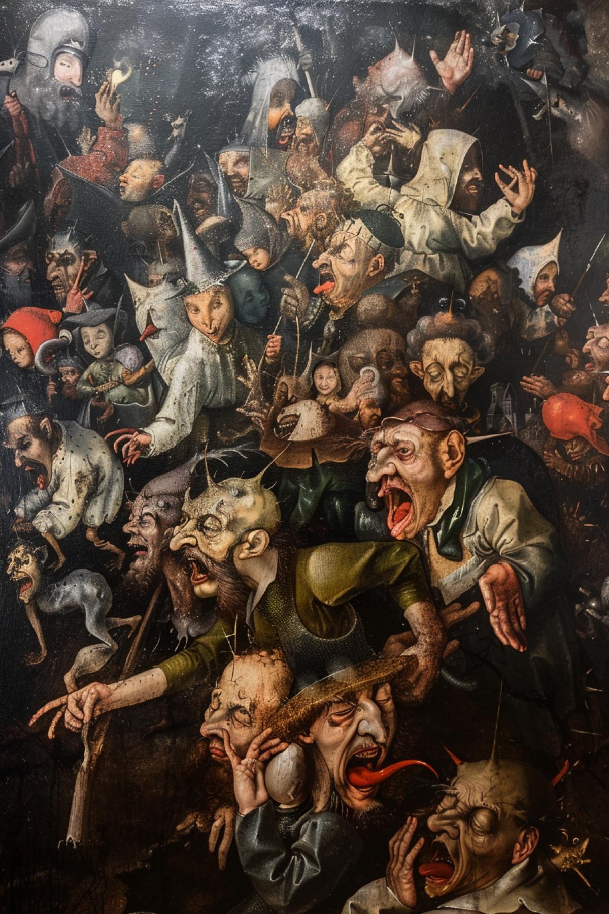 The madness of today, the shame of modernity, is not comparable even to the Middle Ages 21st century Hieronymus Bosch art
