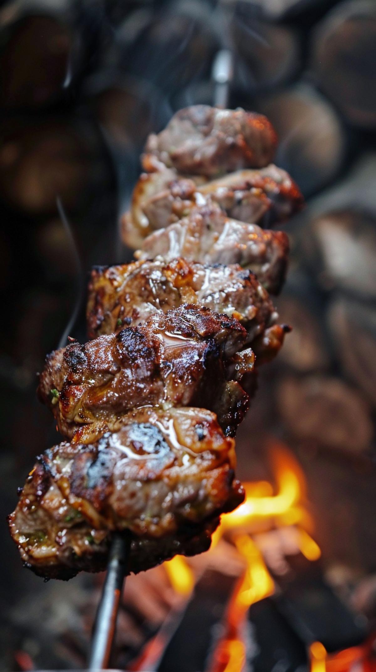 lamb on a spit