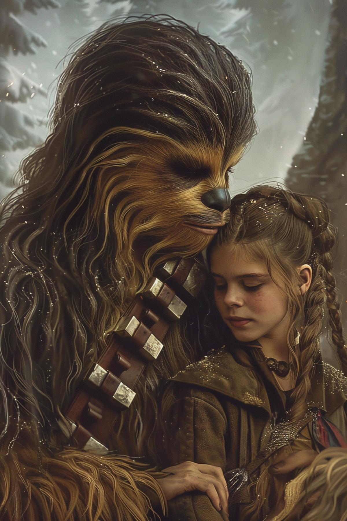 Wookiee girl, daughter of Chewbacca