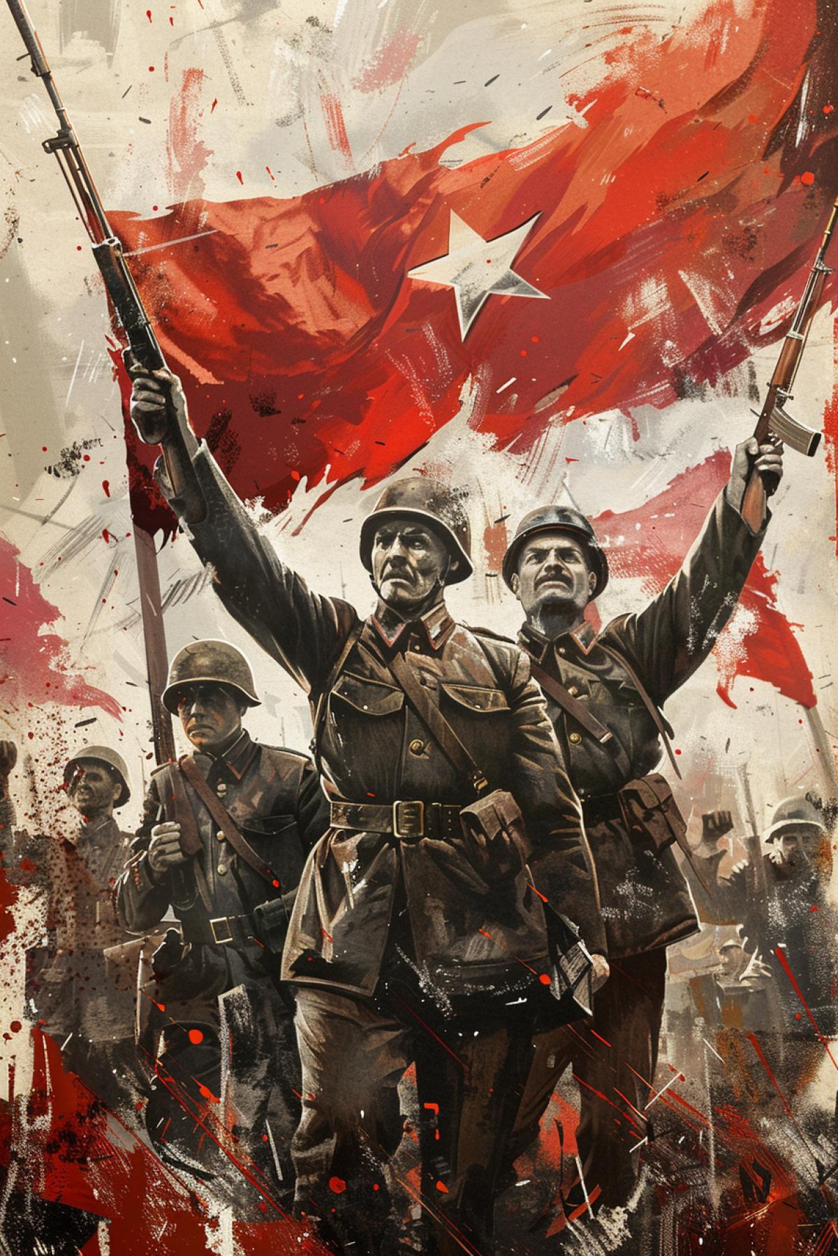 May 9, victory in the war, holiday, parallel world, flickering, joy, happiness, pride, poster