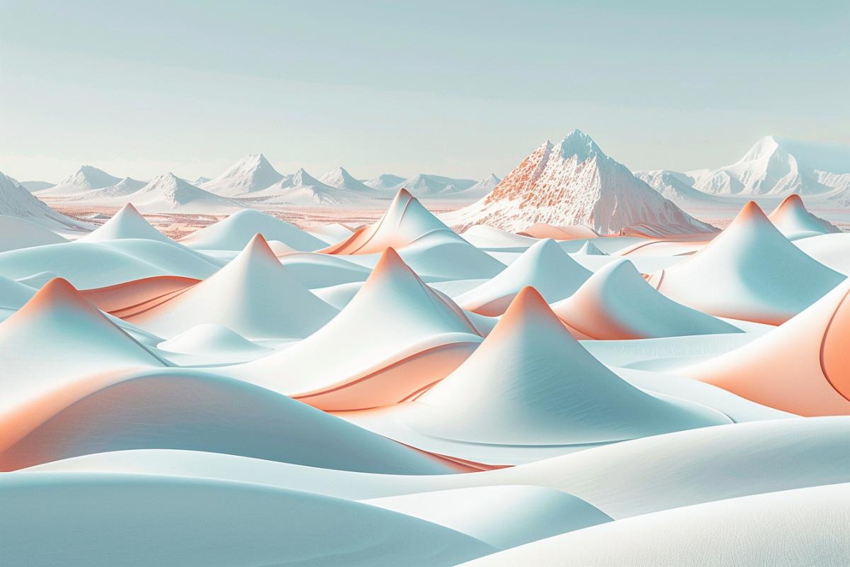 Strange landscape ☄🌙❄🗿