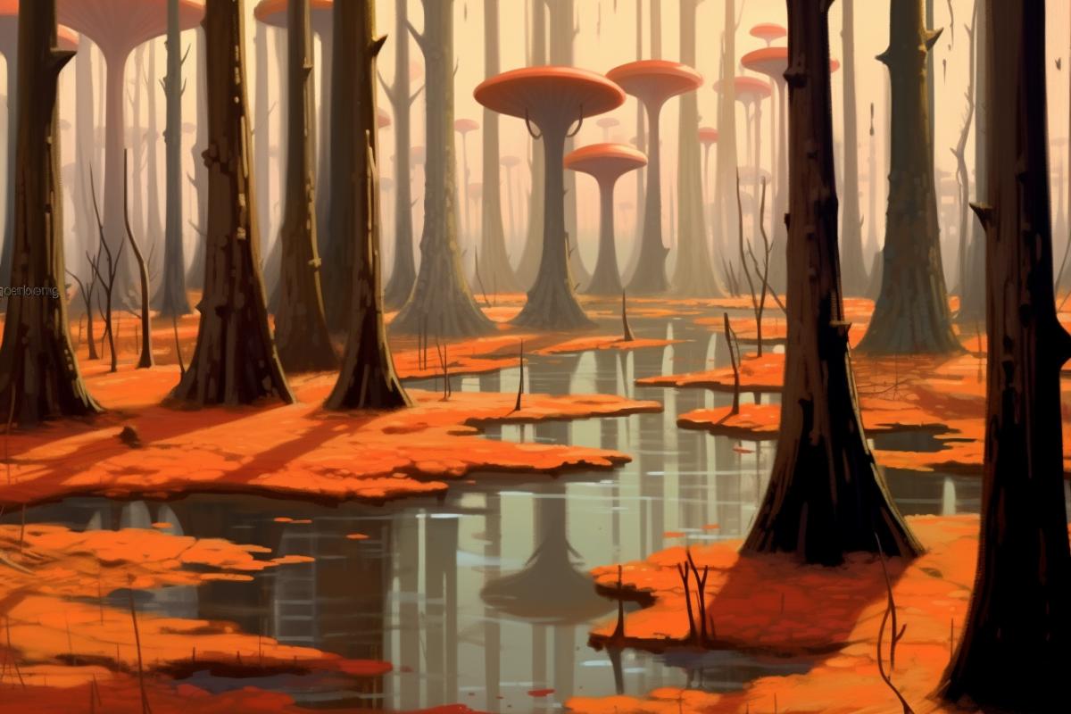 Alien fabulous tasty swamps