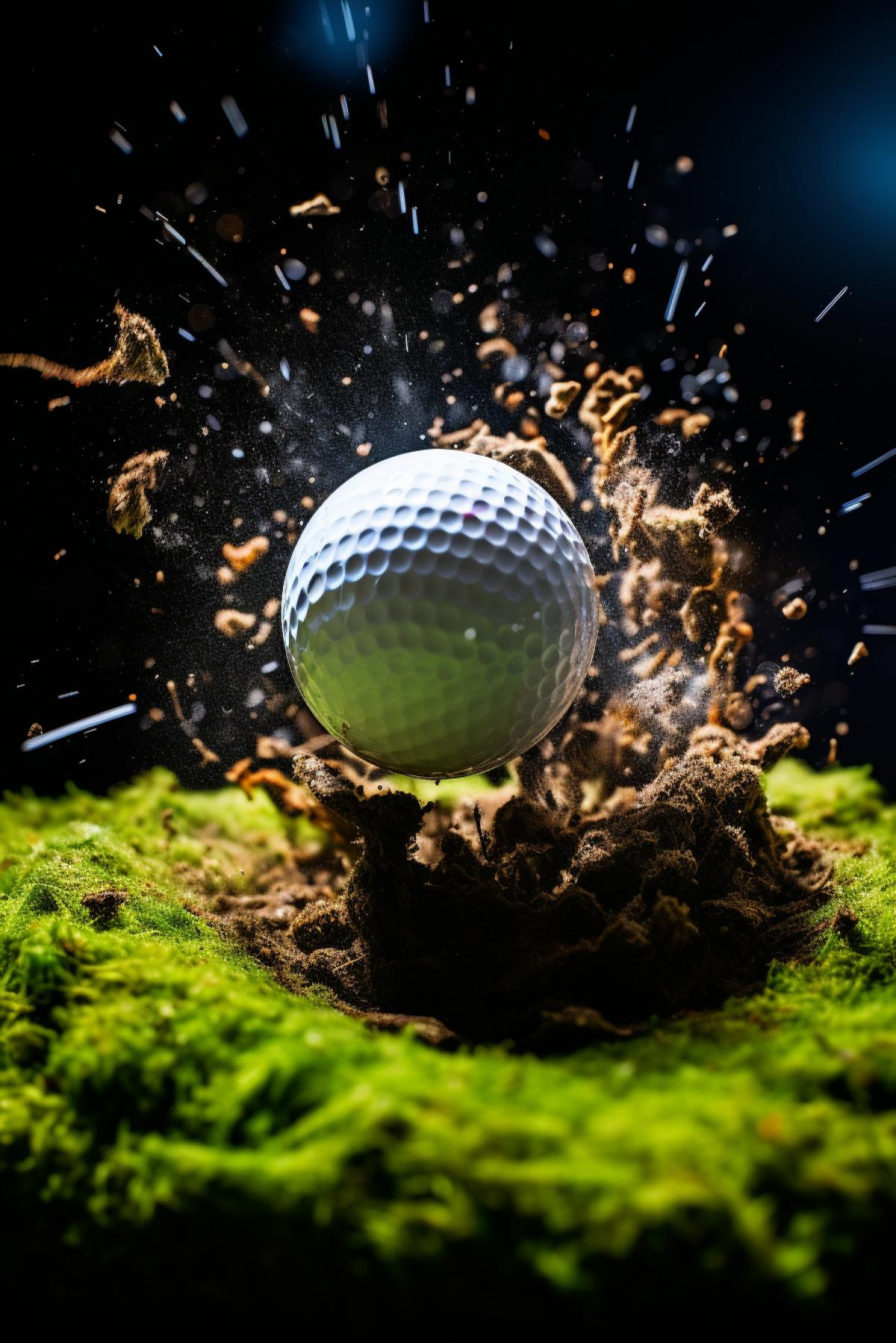 a small golf ball flies into the earth at the speed of light to destroy it