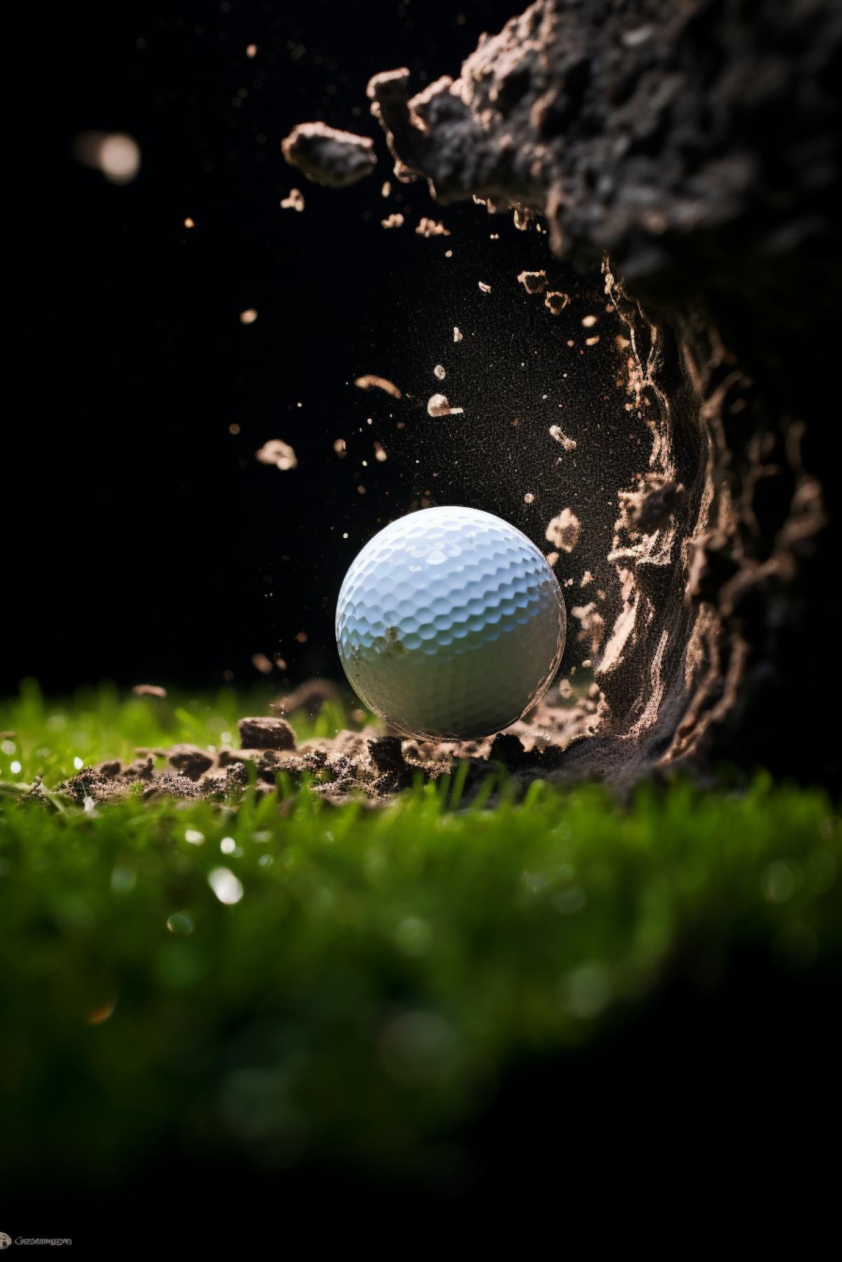 a small golf ball flies into the earth at the speed of light to destroy it