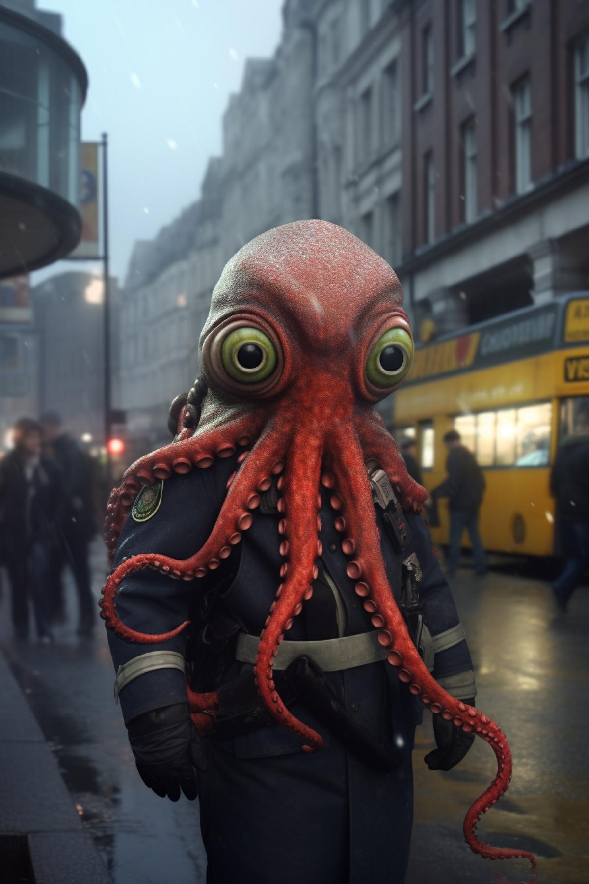 Octopus Policeman
