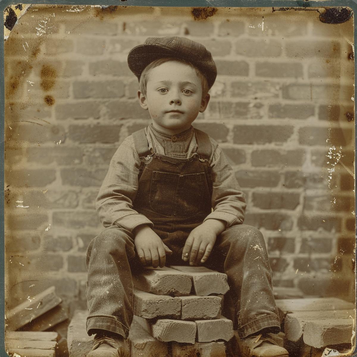 child as a mason
