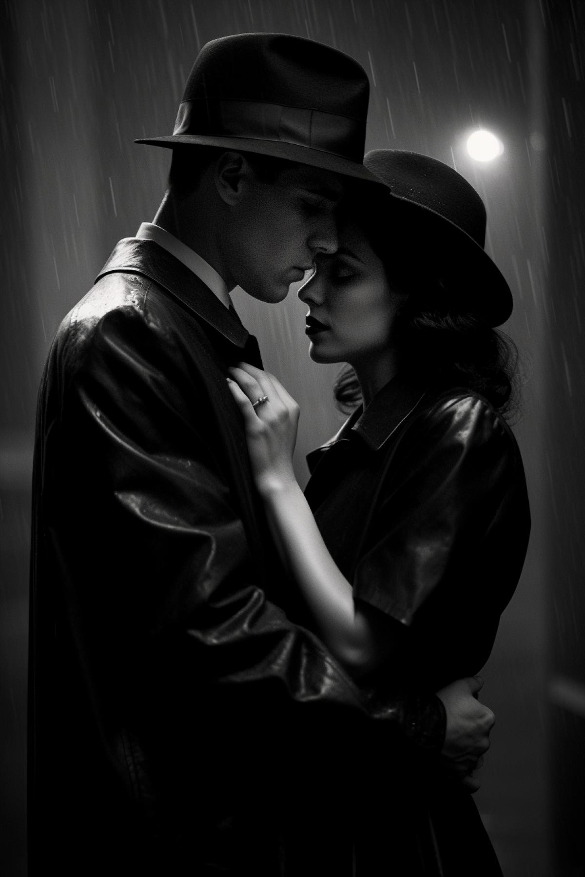Noir, classic, couples love