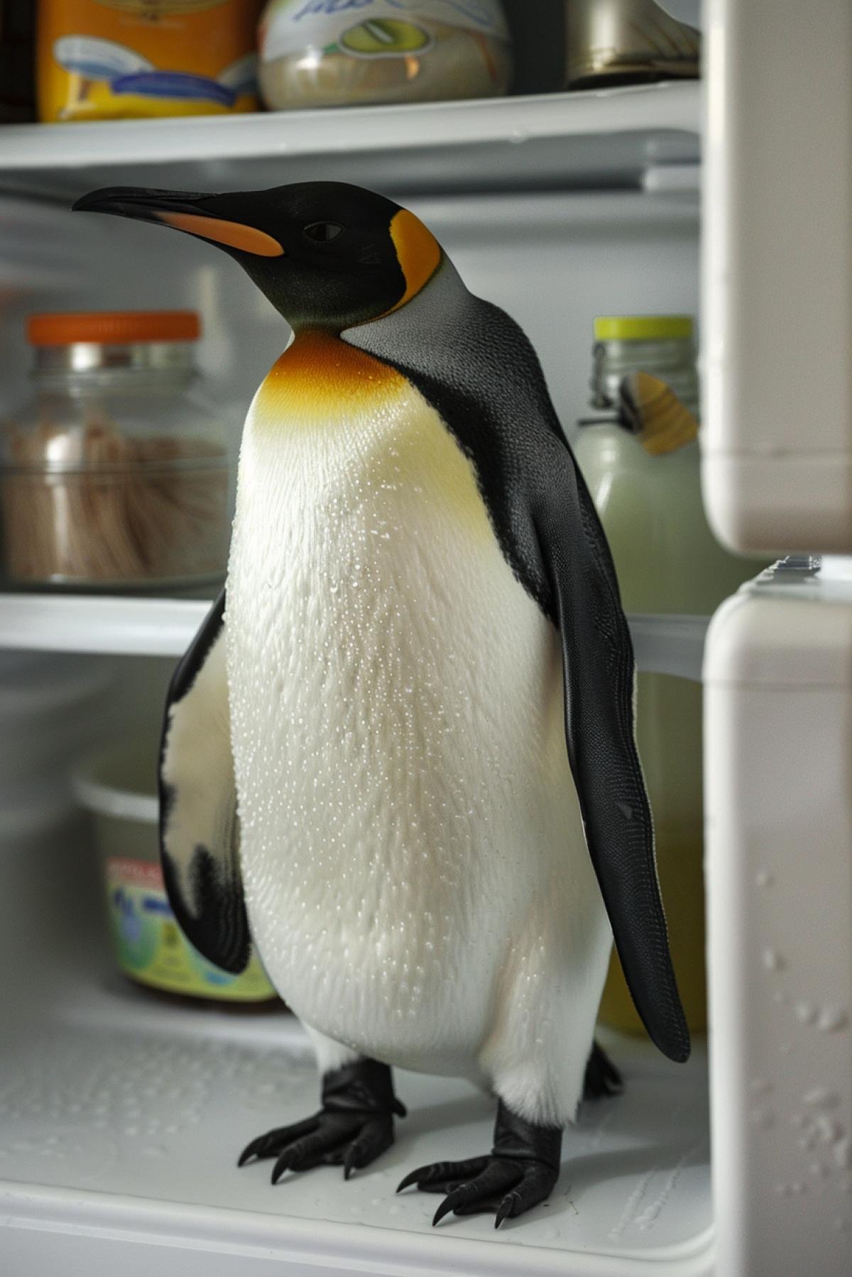 Penguin in my fridge