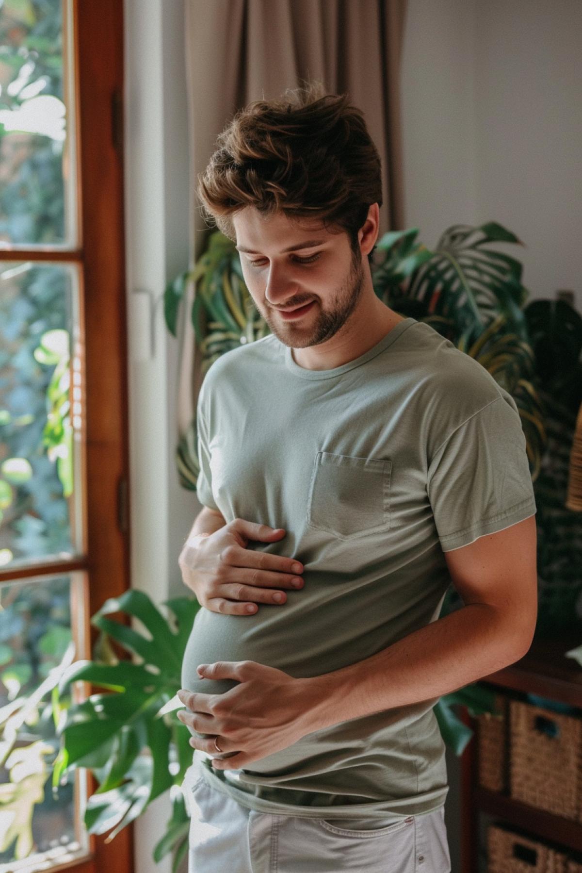 Pregnant man