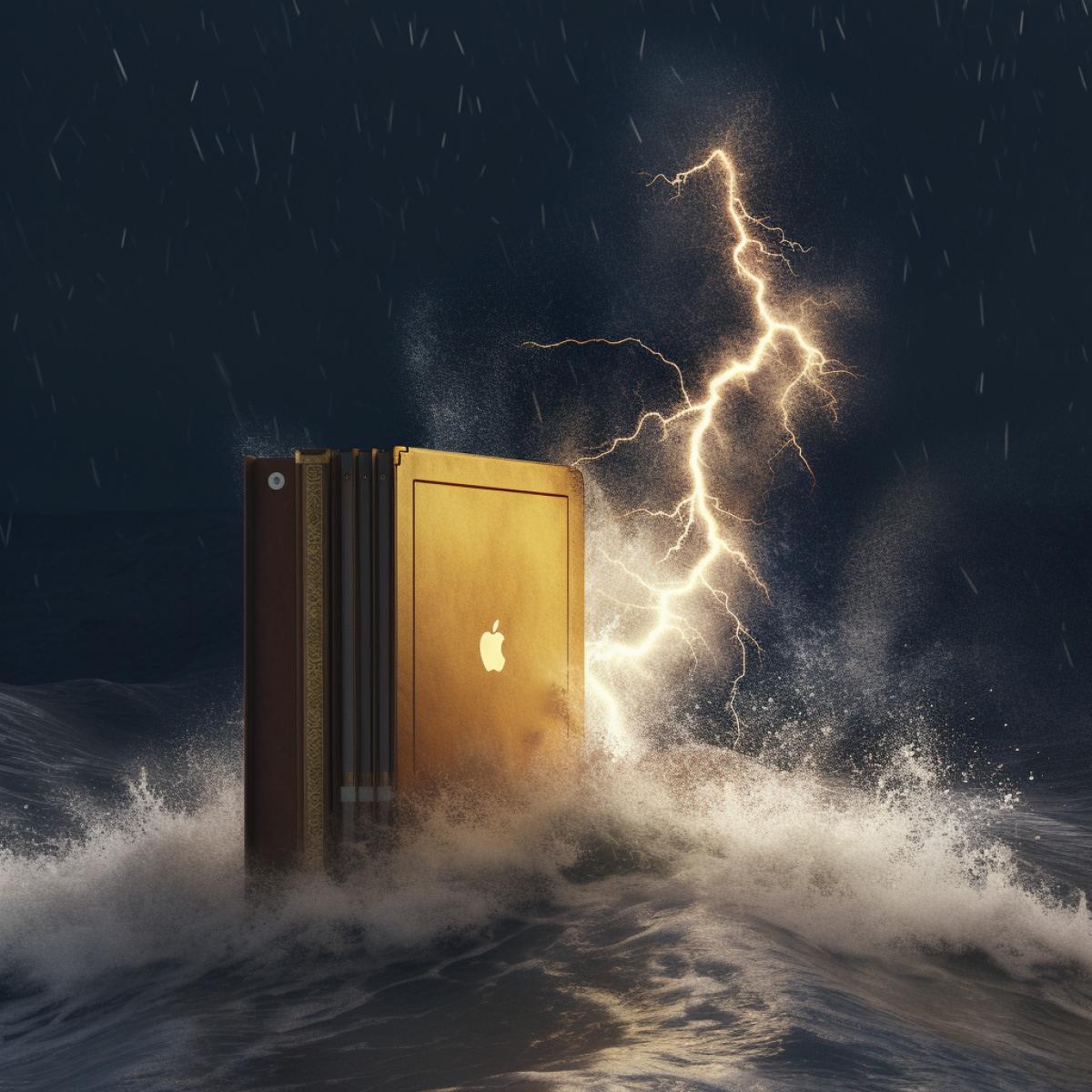 digital storm in the ocean of information